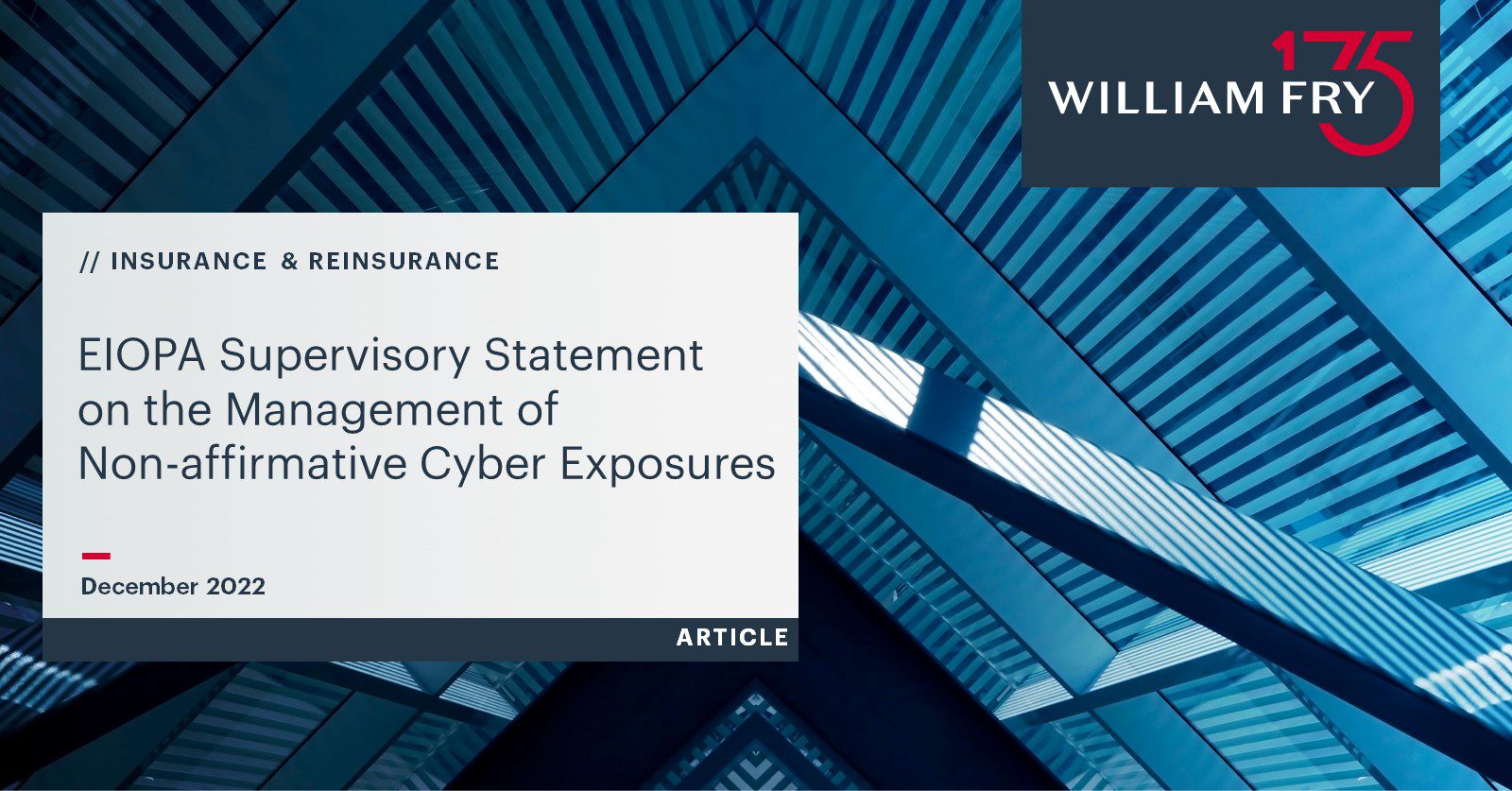 EIOPA Supervisory Statement on the Management of Non-affirmative Cyber Exposures