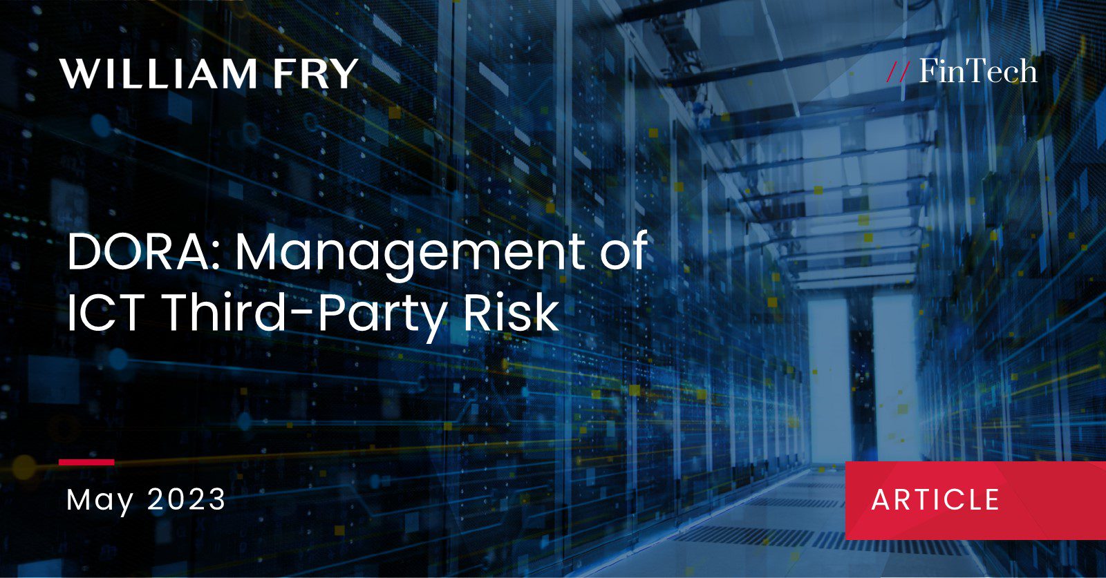 DORA: Management of ICT Third-Party Risk