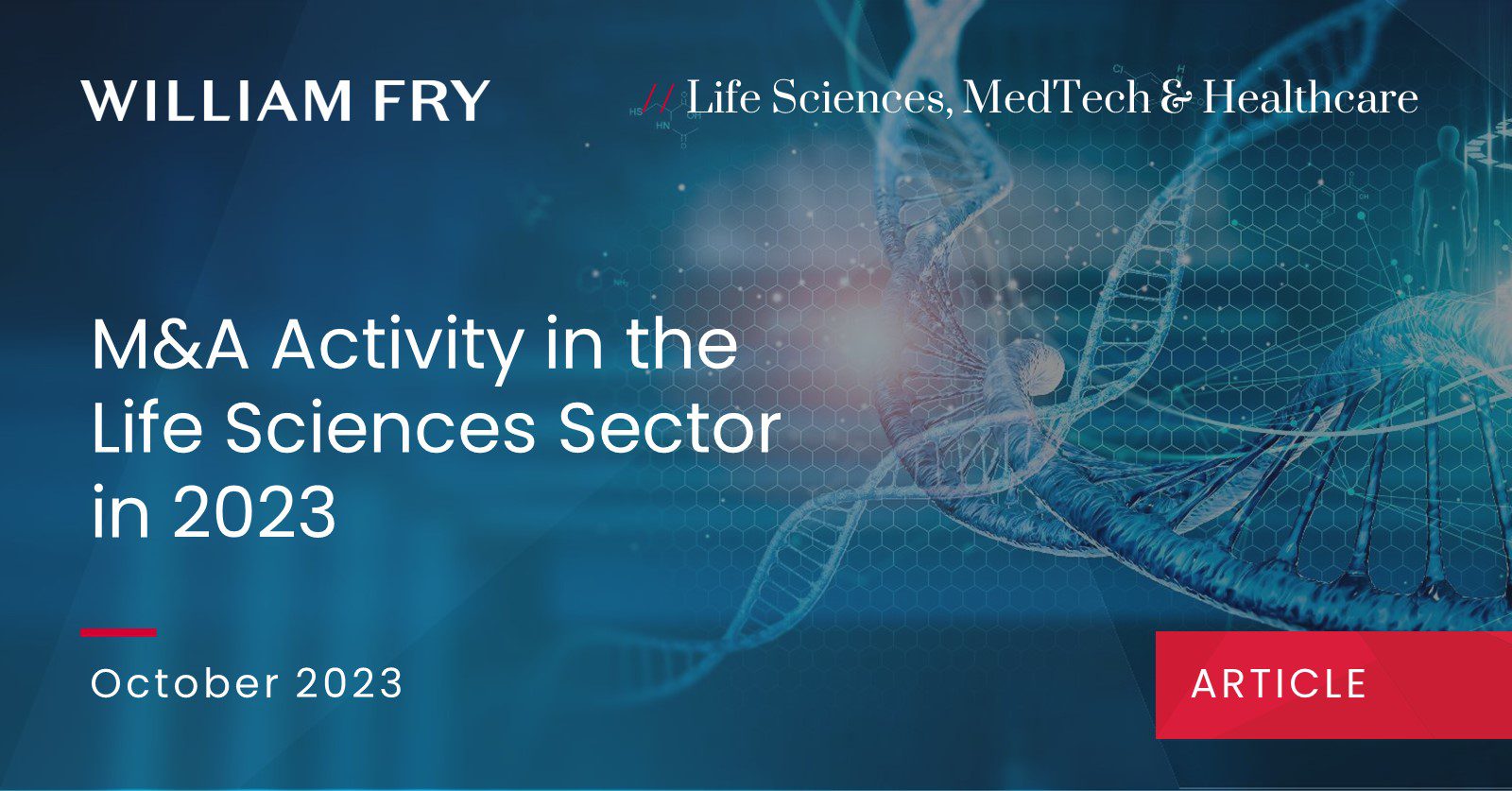 M&A Activity in the Life Sciences Sector in 2023