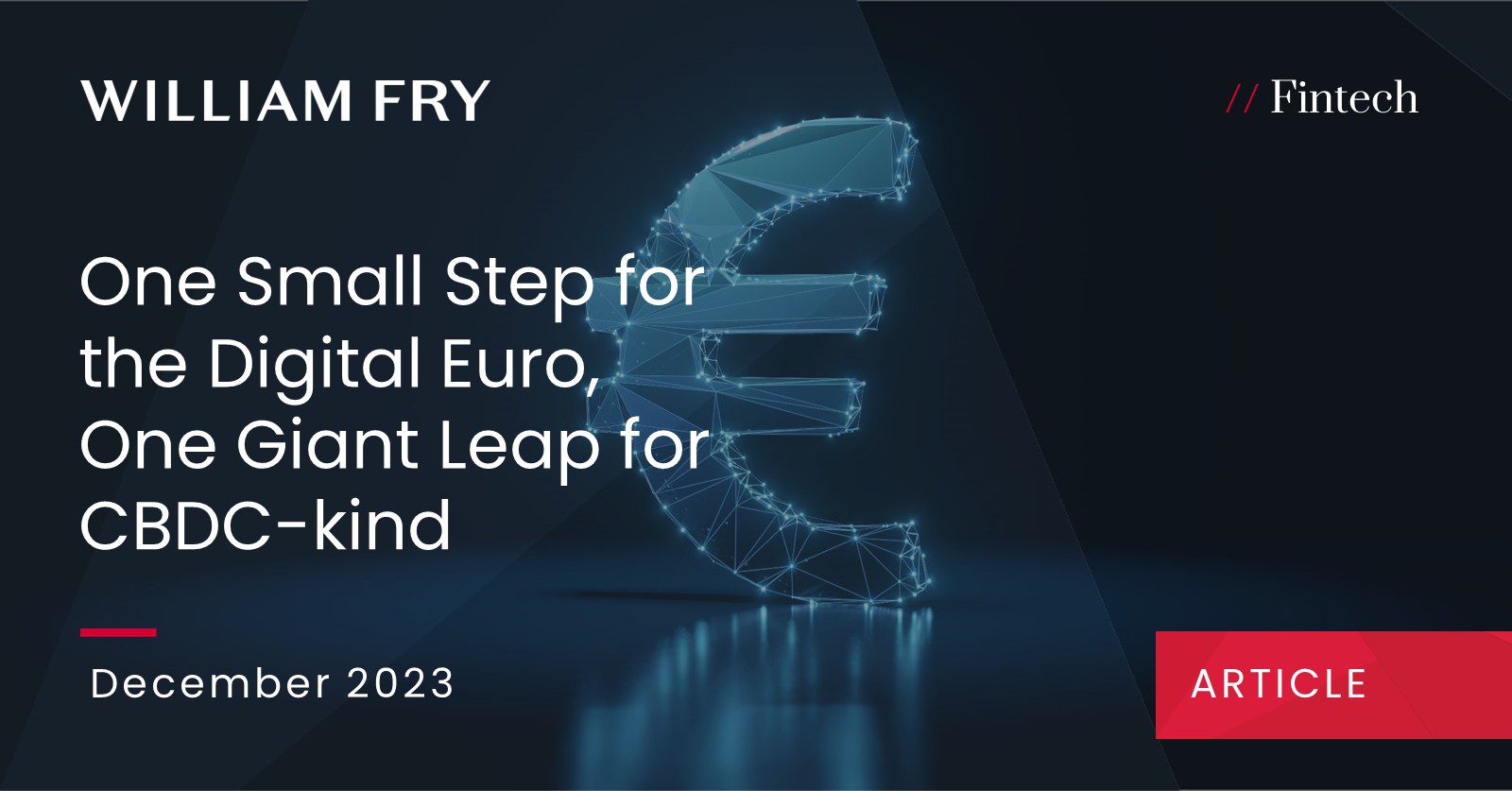 One Small Step for the Digital Euro, One Giant Leap for CBDC-kind