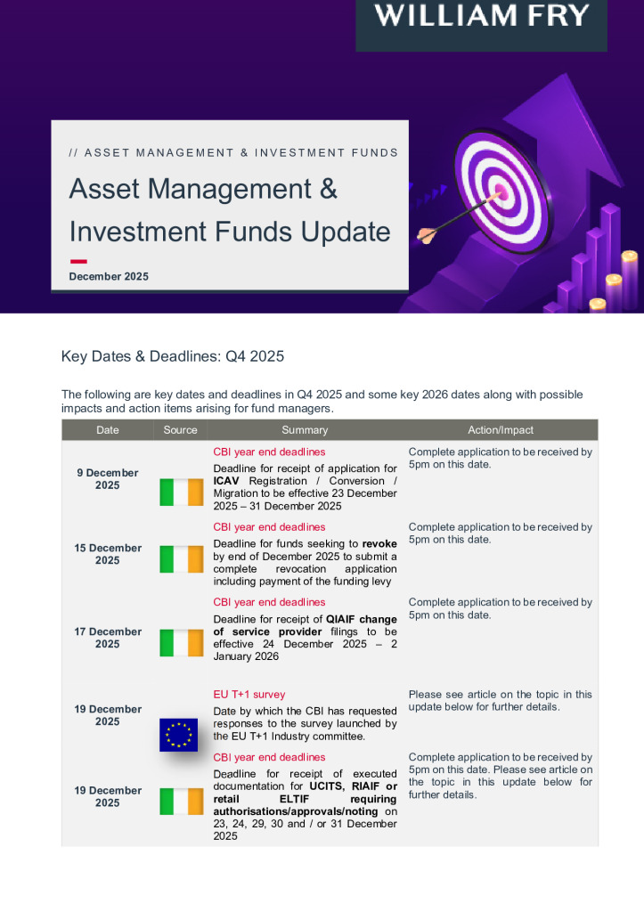 William Fry Funds December 2025